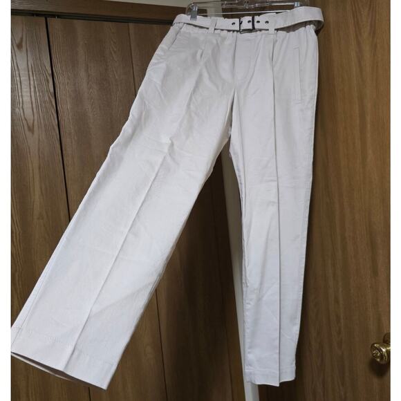 Brunello Cucinelli Italian Single Pleated Paperbag Pants With Belt - Picture 5 of 13
